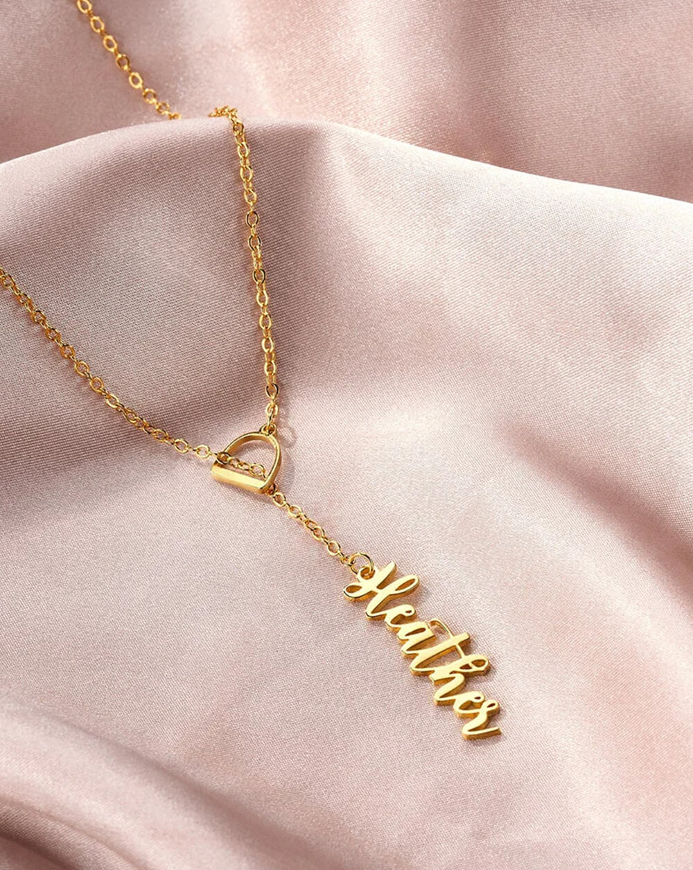 Custom Stirrup Pendant Necklace with Name – Gift for Horse Lovers & Equestrians