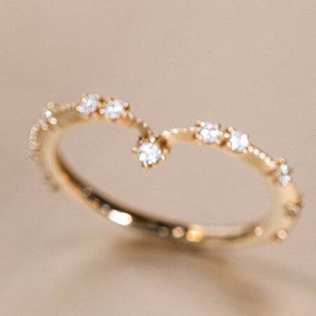 Floating Halo Design 2CT Round Cut Art Diamond Engagement Ring.