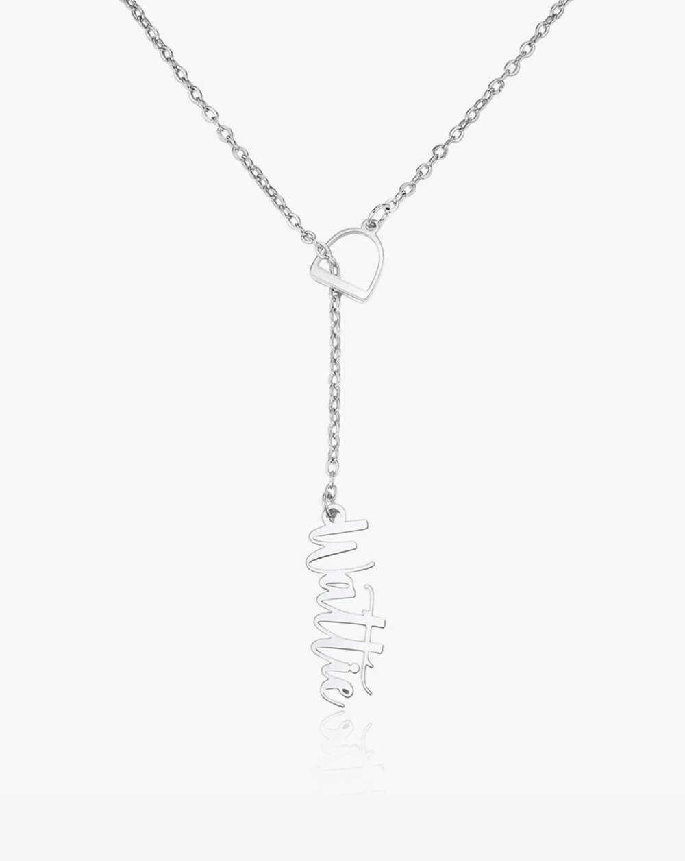 Custom Stirrup Pendant Necklace with Name – Gift for Horse Lovers & Equestrians