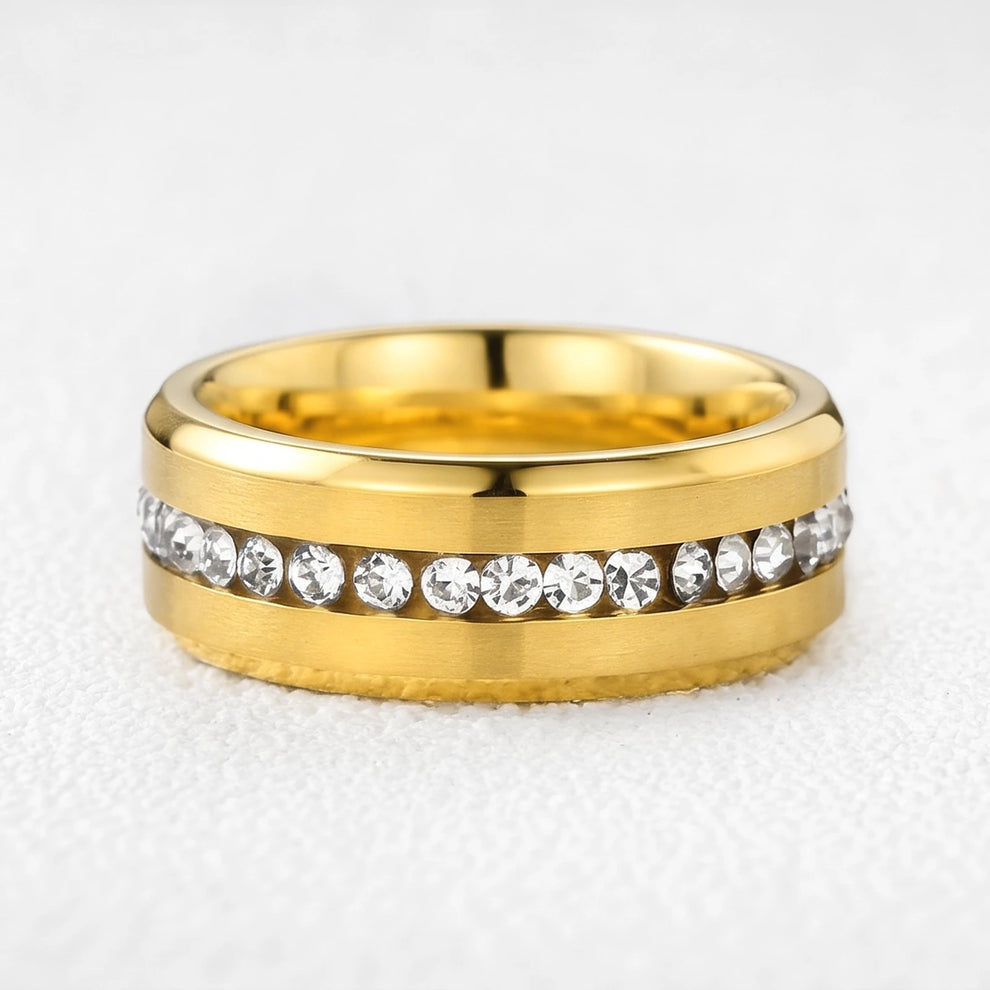 Aurora‘s Orbit | 1.5CT Kite Diamond Chevron & Eternity Band Couple Set 3pcs