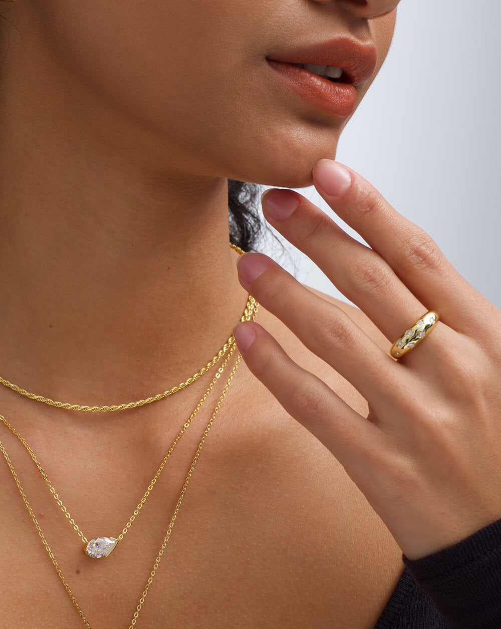 Stars Dome Chunky Ring