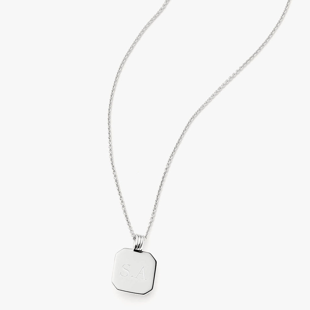 November Birthstone Pendant Necklace | Sterling Silver/Citrine.