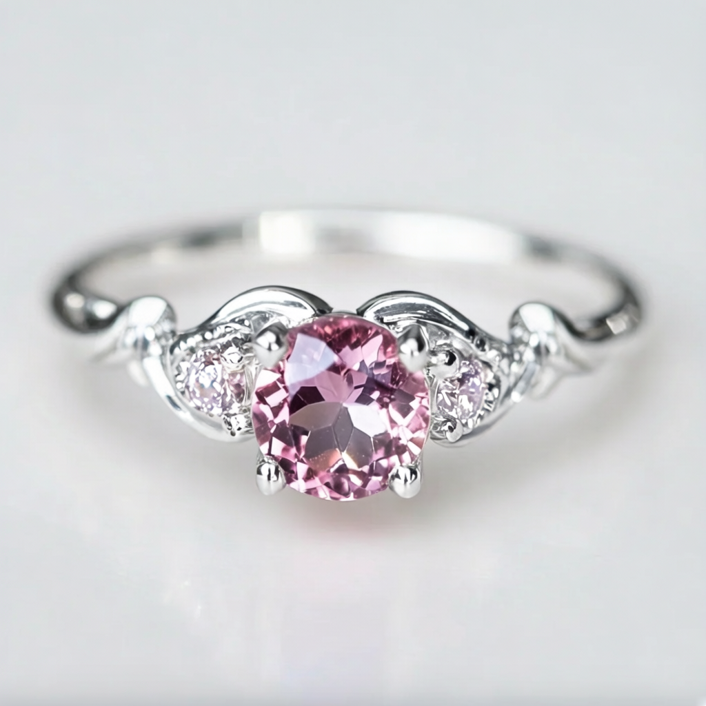 Rosetta‘s Vault | Rose Quartz Engagement Ring.