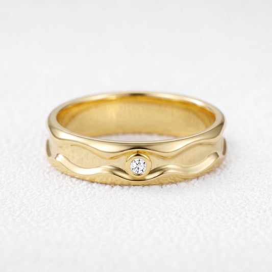 Orion’s Meander | Solitaire Diamond Men‘s Band