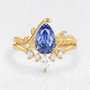 Eleonora’s Mirage | Pear Tanzanite Bridal Duo