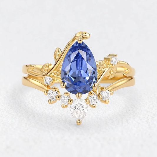 Eleonora’s Mirage | Pear Tanzanite Bridal Duo
