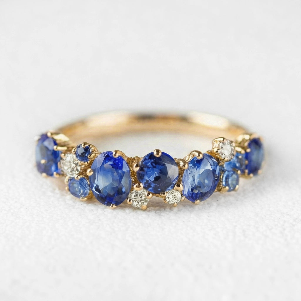 Cordelia‘s Fidelity | Thistle Blue Sapphire Engagement Ring.