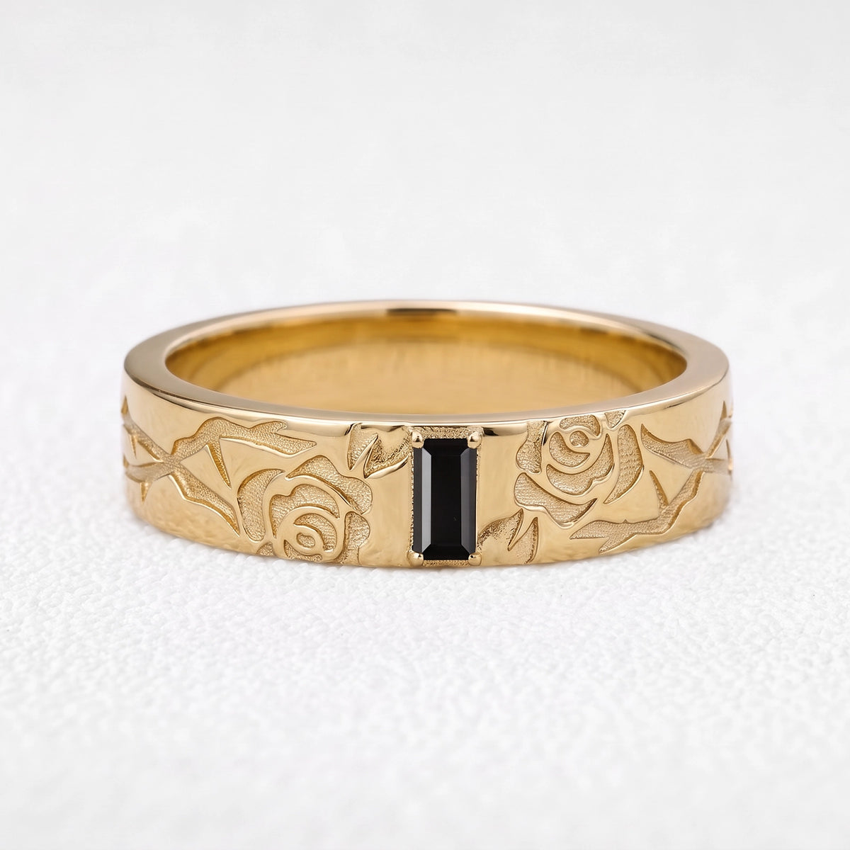 Orpheus’s Lyre | Thorn & Rose Black Diamond Men’s Band