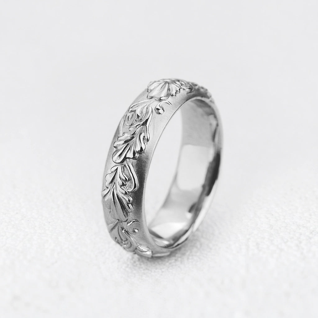 Arthur’s Oak | Timeless Noble Wedding Band.