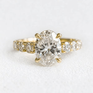 Astra’s Promise | 3CT Oval Diamond Solitaire Ring.