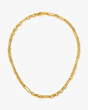 18K Gold Vermeil Axiom Chain Necklace.