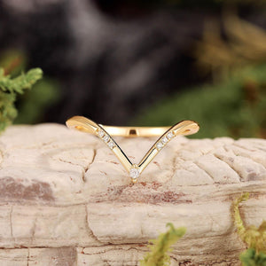 Nature Inspired Kite Cut Moss Agate Engagement Ring Set.