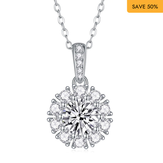 Sunburst Sparkle Pendant Necklace