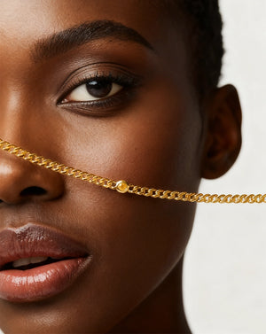 November Birthstone Chain Bracelet | 18K Gold Plated Vermeil/Citrine.