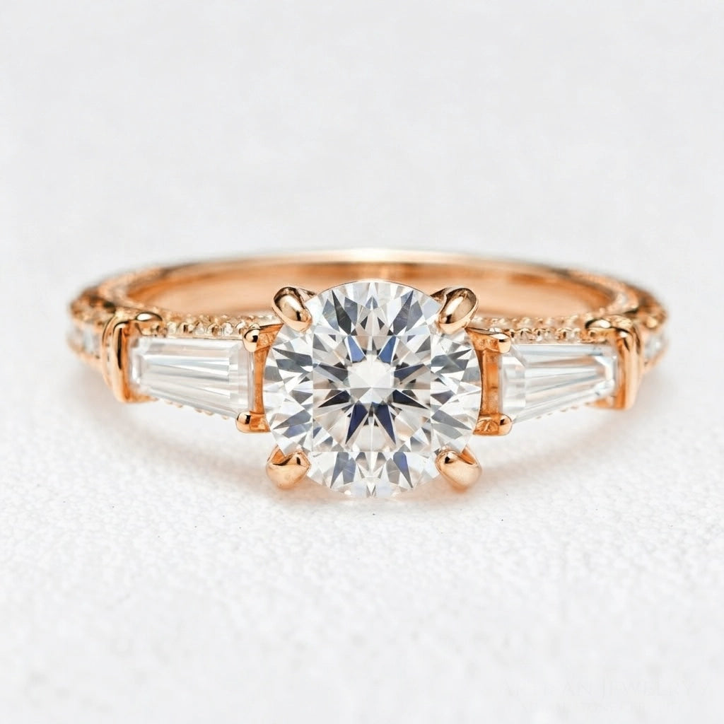 Nova’s Prism | 2CT Round Diamond Engagement Ring
