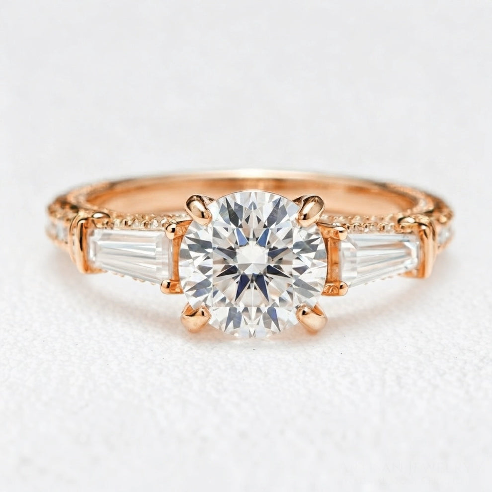 Nova’s Prism | 2CT Round Diamond Engagement Ring