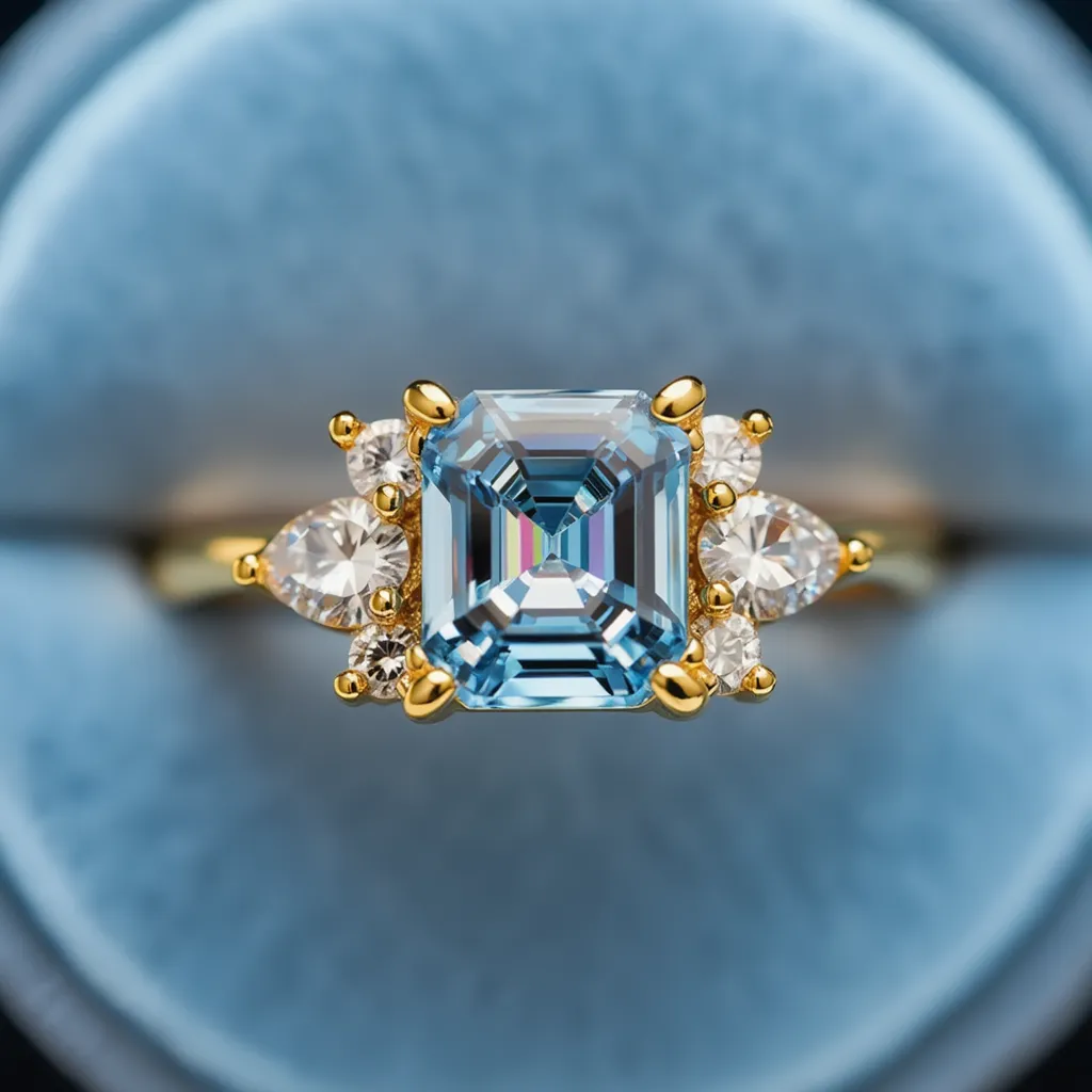 The Blue Quarter | Valencia‘s Asscher Cut Ring.