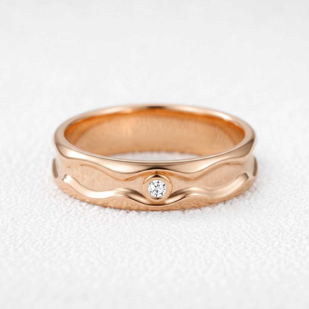 Orion’s Meander | Solitaire Diamond Men‘s Band