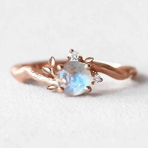 Sylvan Dream | Moonstone Vine Engagement Ring.