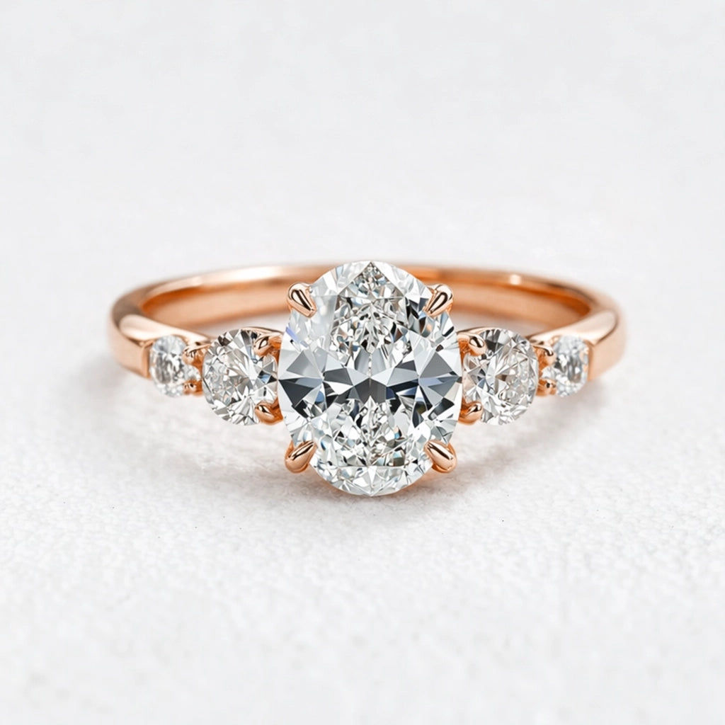 Audrey‘s Brilliance | Classic Oval Cut Diamond Ring.