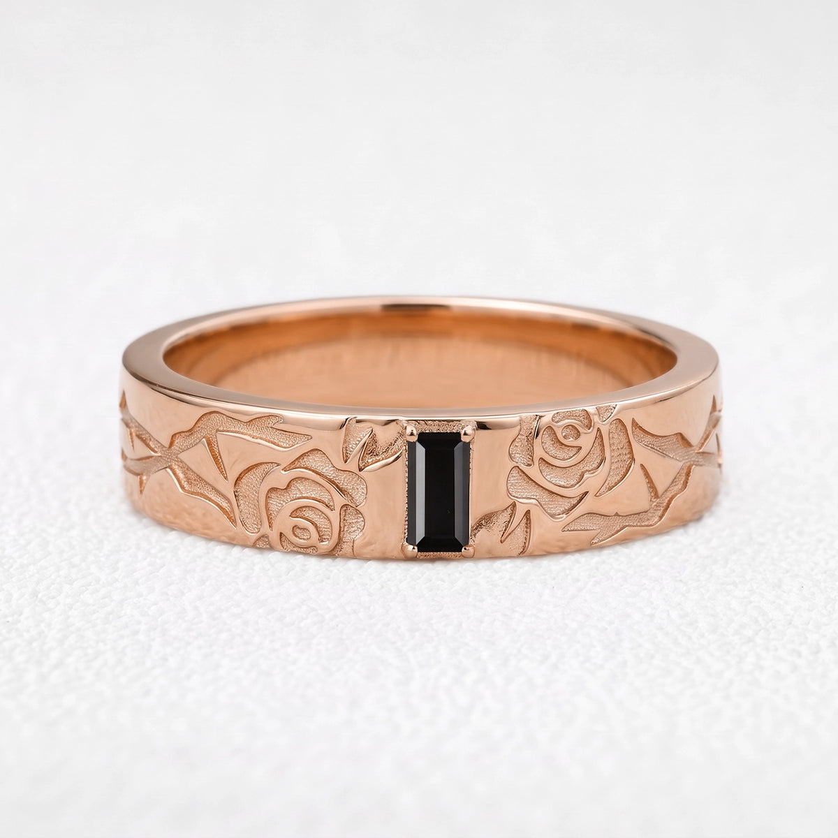 Orpheus’s Lyre | Thorn & Rose Black Diamond Men’s Band