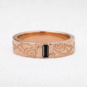 Orpheus’s Lyre | Thorn & Rose Black Diamond Men’s Band