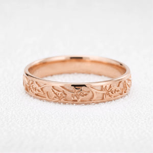 Atlas Vine | Ivy Classic Engraved Men's Wedding Band