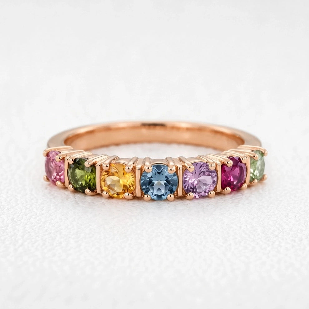 Seren’s Trace | Tourmaline Stacking Ring
