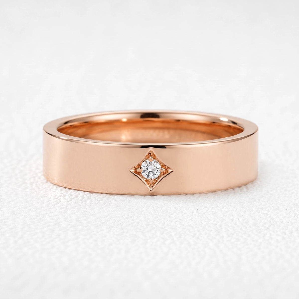 Orion’s Beacon | Solitaire Diamond Men‘s Band