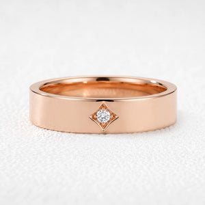 Orion’s Beacon | Solitaire Diamond Men‘s Band