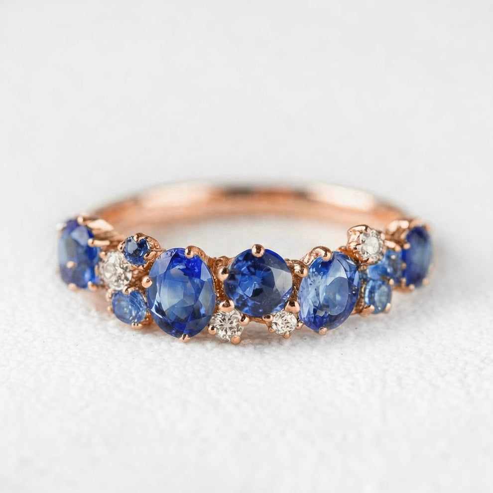 Cordelia‘s Fidelity | Thistle Blue Sapphire Engagement Ring.