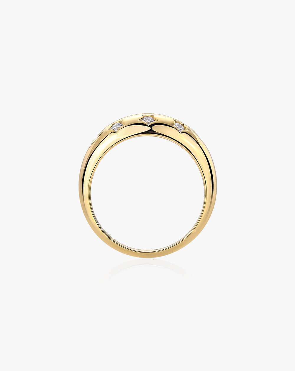 Stars Dome Chunky Ring