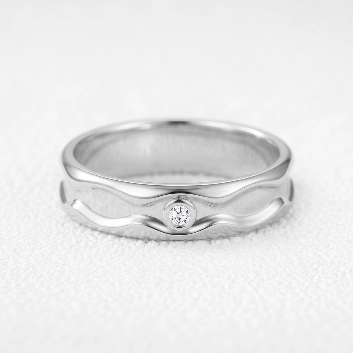 Orion’s Meander | Solitaire Diamond Men‘s Band