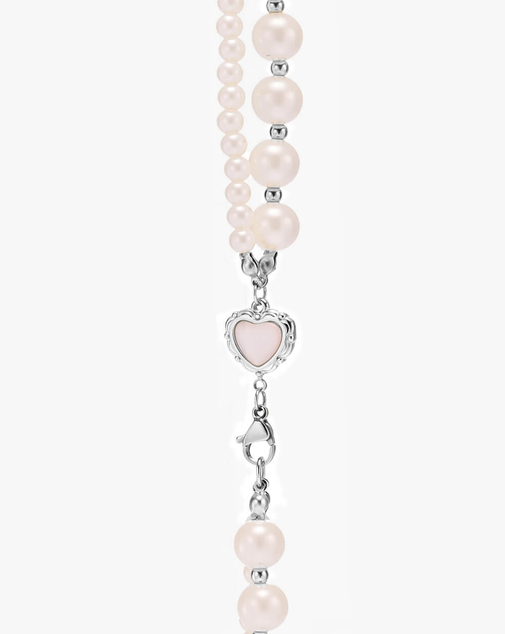 Designer Double Pearl Necklace for Elegant Layering