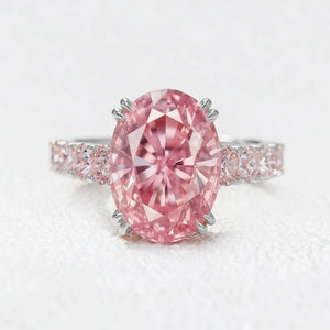 Elena‘s Radiance | 3CT Oval Pink Diamond Ring