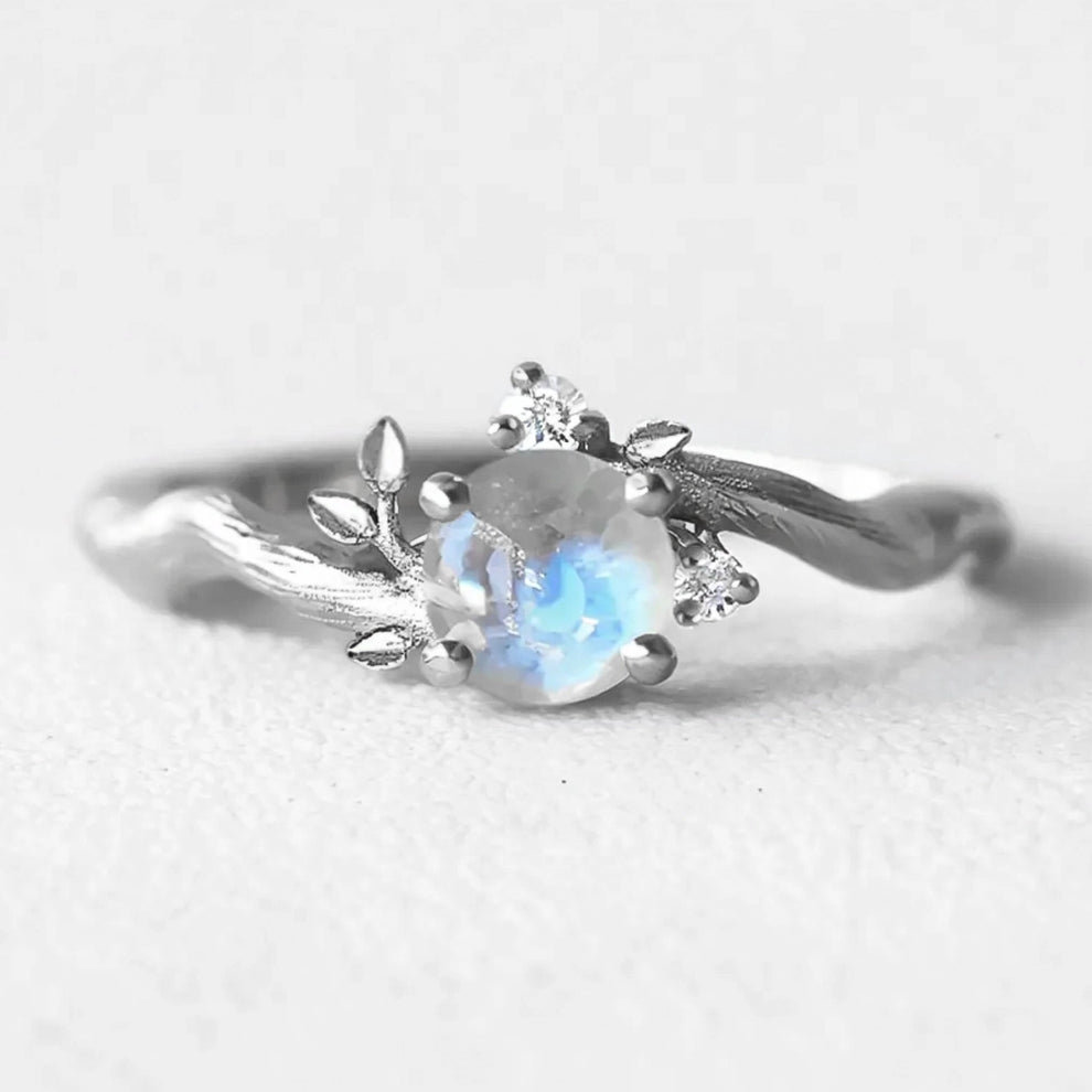 Sylvan Dream | Moonstone Vine Engagement Ring.