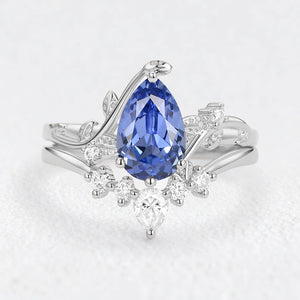 Eleonora’s Mirage | Pear Tanzanite Bridal Duo