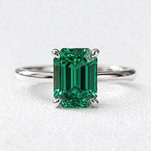 Celia’s Velvet | 3CT Vintage Emerald Engagement Ring.