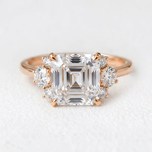 Alexandra’s Brilliance | 1.5CT Asscher Cut Diamond Engagement Ring