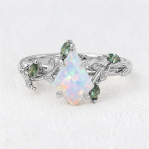 Seraphina’s Eden | Kite Opal Foliage Engagement Ring