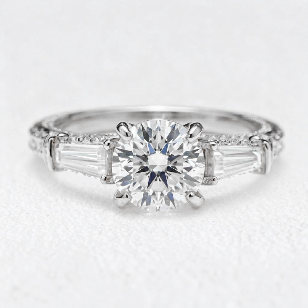 Nova’s Prism | 2CT Round Diamond Engagement Ring