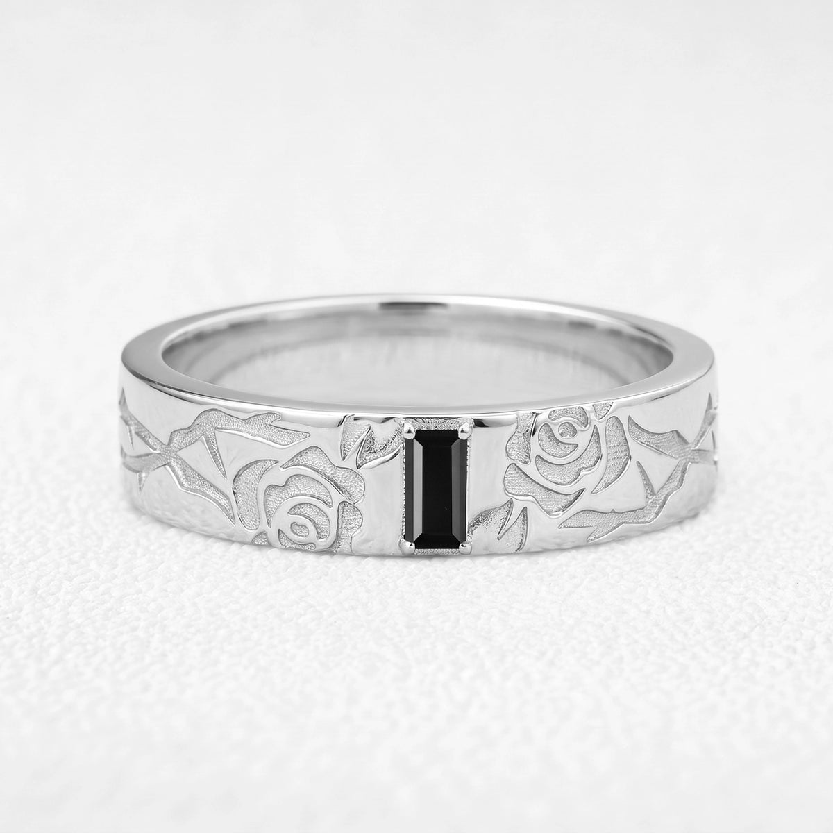 Orpheus’s Lyre | Thorn & Rose Black Diamond Men’s Band