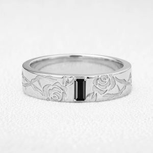 Orpheus’s Lyre | Thorn & Rose Black Diamond Men’s Band