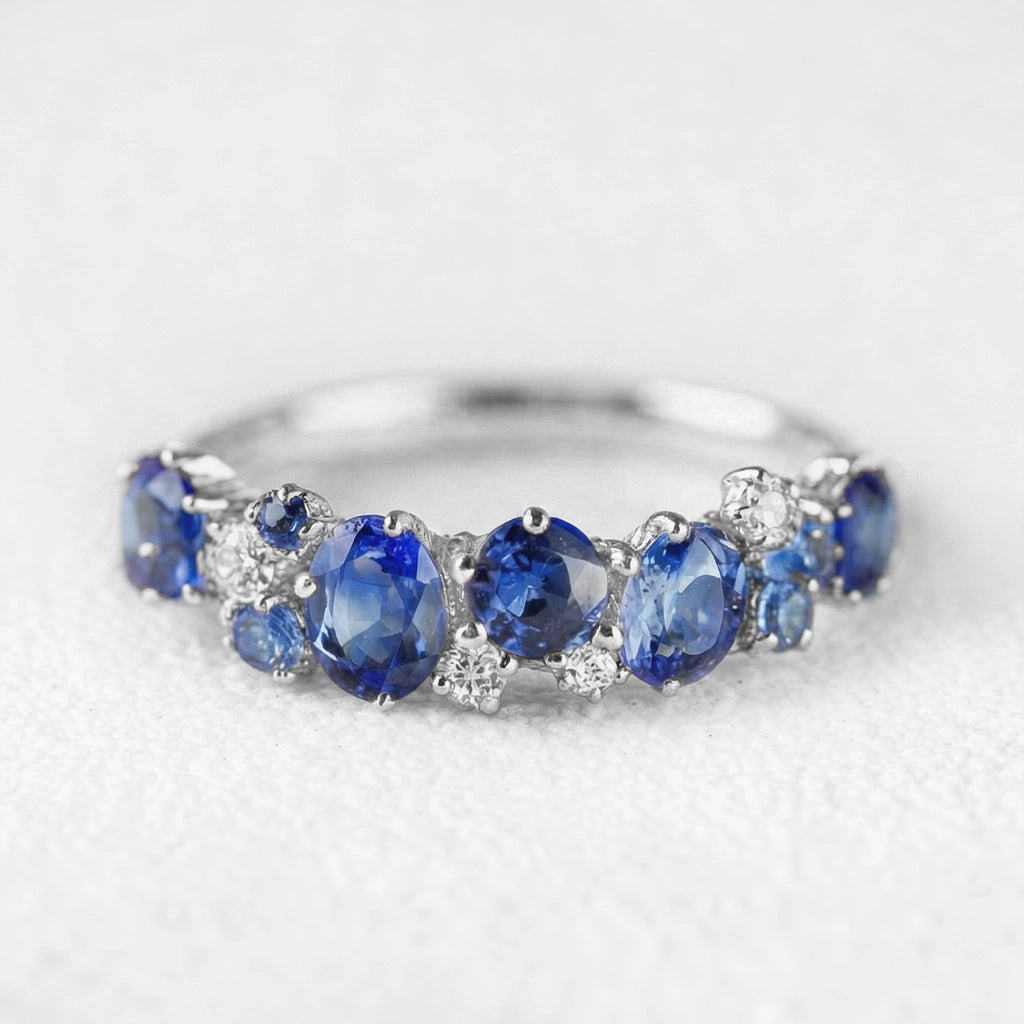 Cordelia‘s Fidelity | Thistle Blue Sapphire Engagement Ring.
