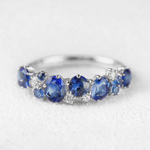Cordelia‘s Fidelity | Thistle Blue Sapphire Engagement Ring.