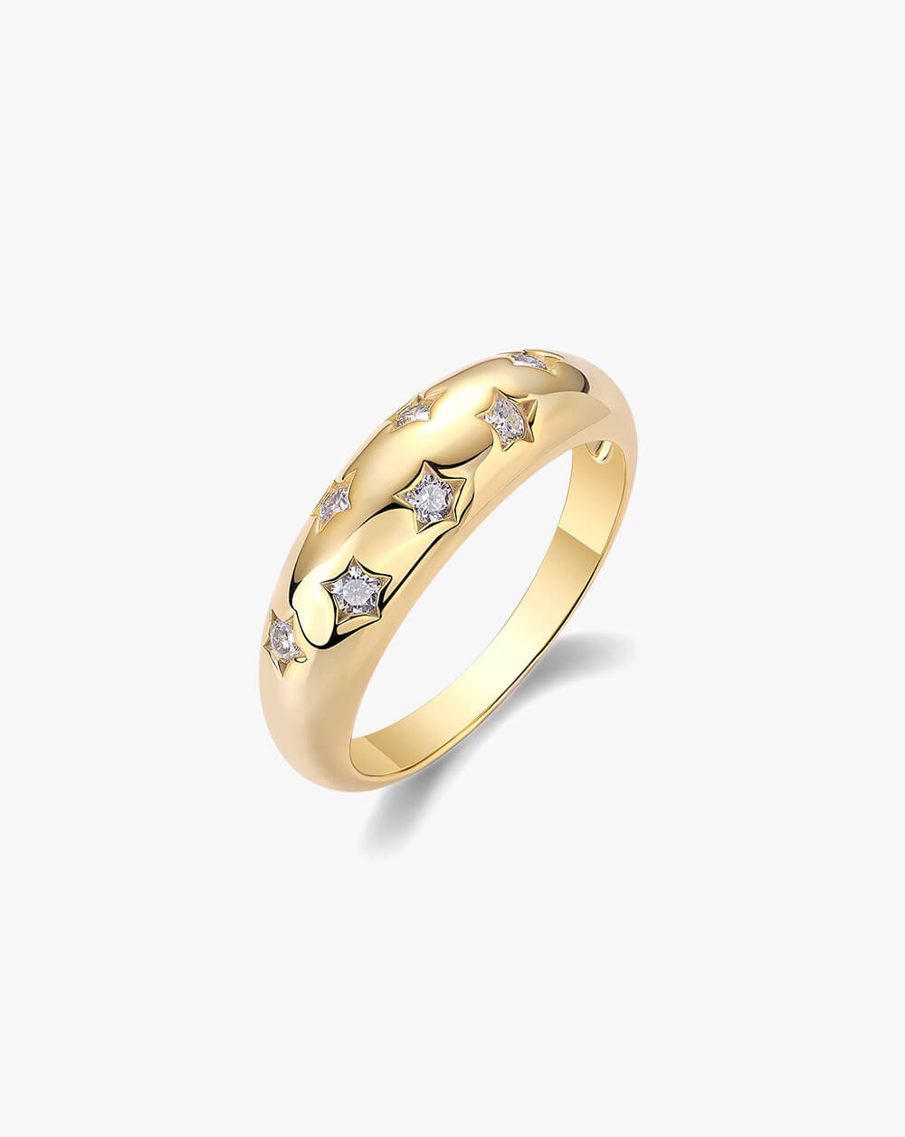 Stars Dome Chunky Ring
