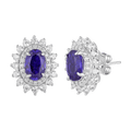  Sapphire Stud Earrings
