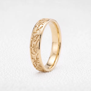 Atlas Vine | Ivy Classic Engraved Men's Wedding Band