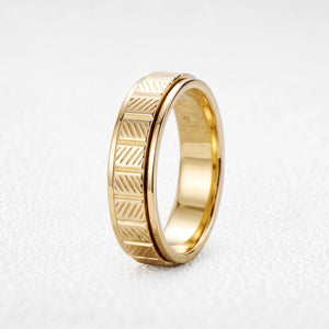 Orion's Forge | Herringbone Textured Men's Band