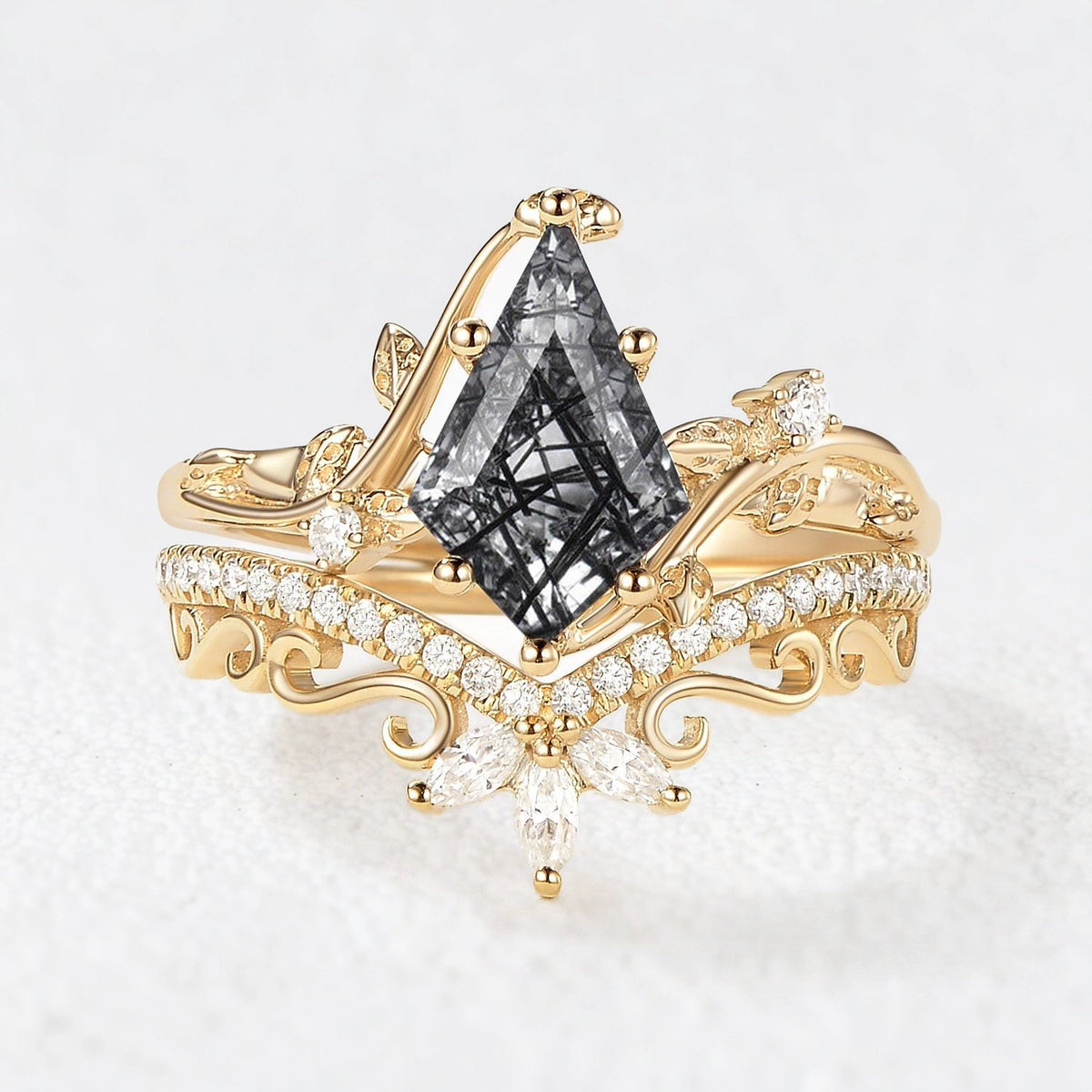 Alexandra's Heritage | Kite Moss Agate Bridal Duo